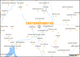 map of Santa María Bathá