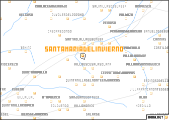map of Santa María del Invierno