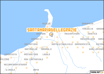 map of Santa Maria delle Grazie