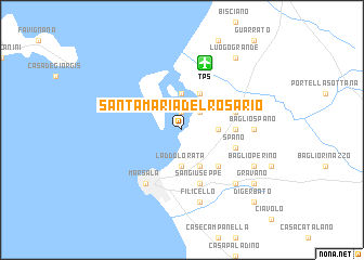 map of Santa Maria del Rosario