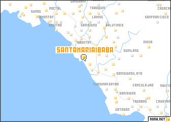 map of Santa Maria Ibaba