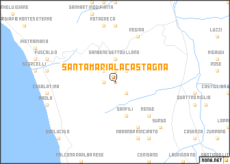 map of Santa Maria la Castagna