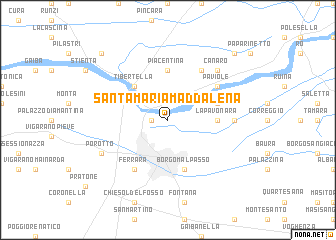 map of Santa Maria Maddalena