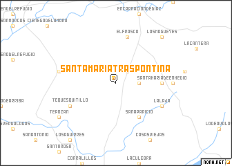 map of Santa María Traspontina