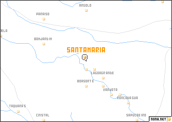 map of Santa Maria