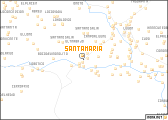 map of Santa María