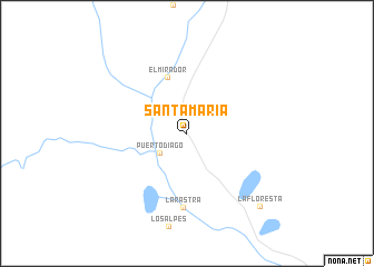 map of Santa María