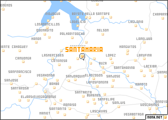 map of Santa María