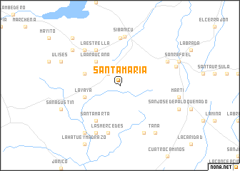 map of Santa María