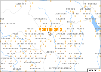 map of Santa María