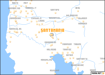 map of Santa Maria