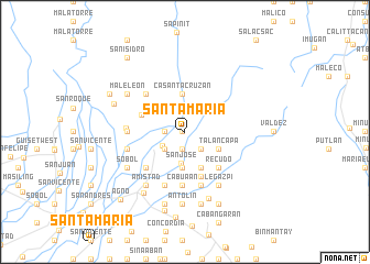 map of Santa Maria