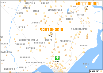 map of Santa Maria