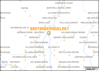 map of Santa Marina del Rey