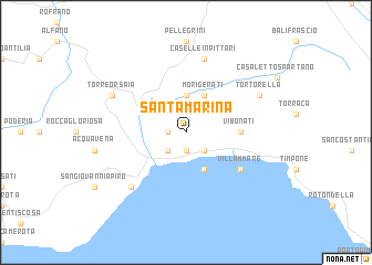 map of Santa Marina