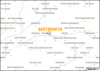 map of Santa Marta