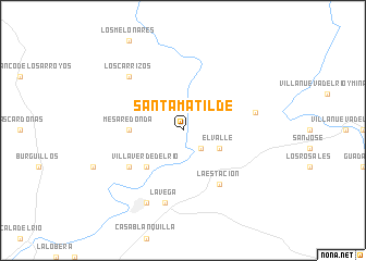 map of Santa Matilde