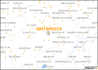 map of Santa Mónica