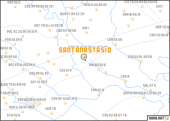 map of SantʼAnastasio