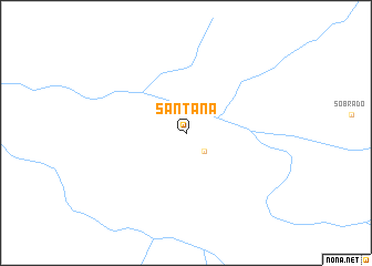 map of Santana