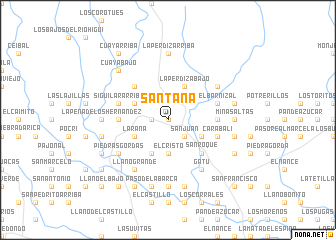 map of Santana