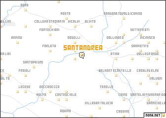 map of SantʼAndrea