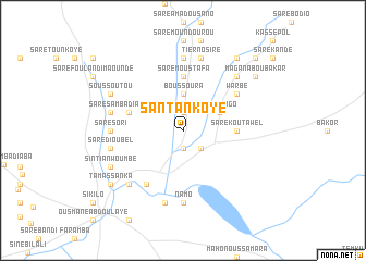 map of Santankoye