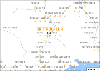 map of Santa Olalla