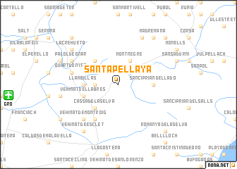 map of Santa Pellaya