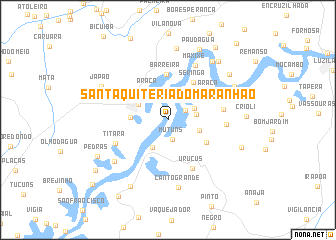 map of Santa Quitéria do Maranhão