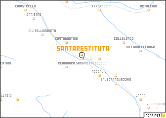 map of Santa Restituta