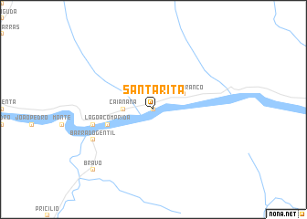 map of Santa Rita