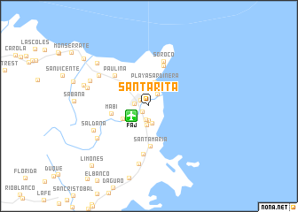 map of Santa Rita