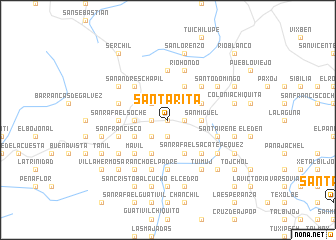 map of Santa Rita