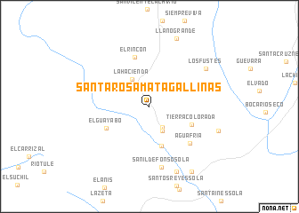 map of Santa Rosa Matagallinas