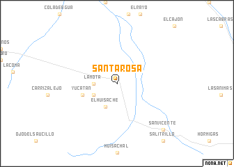 map of Santa Rosa