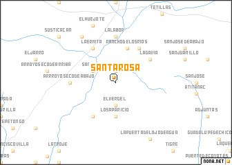 map of Santa Rosa