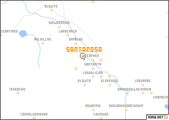 map of Santa Rosa