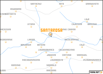 map of Santa Rosa