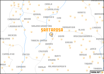 map of Santa Rosa