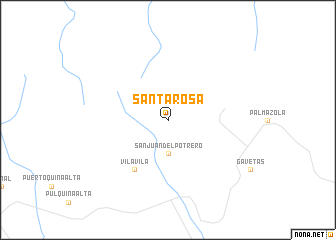 map of Santa Rosa