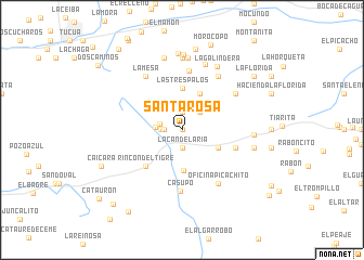 map of Santa Rosa