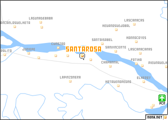 map of Santa Rosa