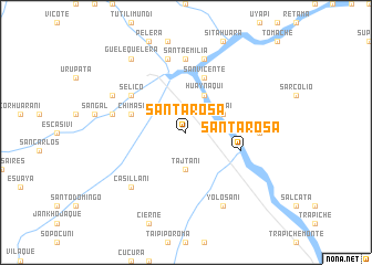 map of Santa Rosa