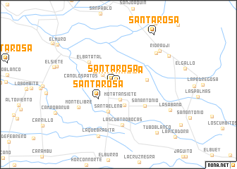 map of Santa Rosa