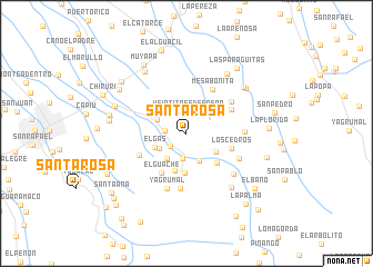 map of Santa Rosa