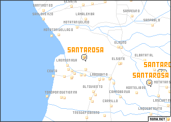 map of Santa Rosa