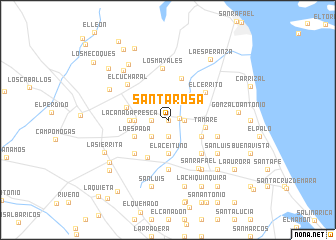 map of Santa Rosa