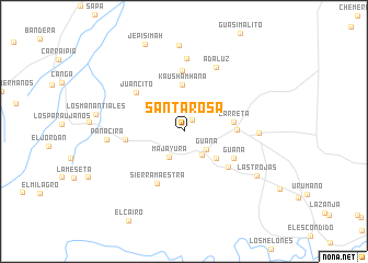 map of Santa Rosa