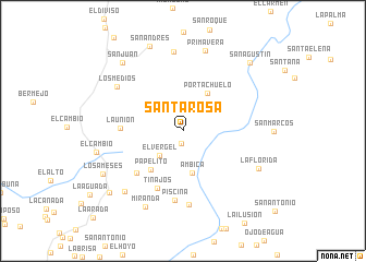 map of Santa Rosa